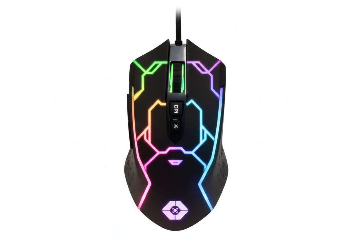 Kit Gamer Vortred Alámbrico 4 en 1 Gear Up Color Negro